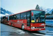 AFA Adelboden 24/BE 26'701 Setra (ex Nr. 11) am 6. Januar 2008 Frutigen, Bahnhof