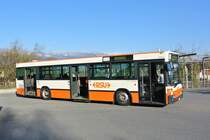 Abschiedsfahrt der BSU MB 405: Wagen Nr. 65 beim Bahnhof Bren an der Aare, 27.11.2013. 

