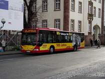Mercedes Benz Citaro C1 der HSB mit Werbung zum Jubiläum 2008 am 25.11.13 in Hanau