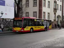 Mercedes Benz Citaro C1 der HSB mit Werbung zum Jubiläum 2008 am 25.11.13 in Hanau
