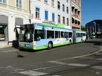 BVB - Mercedes Citaro  Nr.728  BS  6687 bei der Bushaltestelle vor dem Bahnhof Basel SBB am 24.10.2013