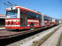 Die ersten 4 EX TB von Biel Verladen am 5.5.08  nach Rum�nien