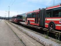 Die ersten 4 EX TB von Biel Verladen am 5.5.08  nach Rum�nien