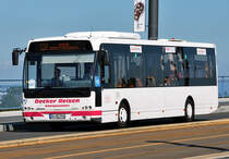 VDL Berkhof Ambassador 200  Becker-Reisen  für RSVG, SU-WD 7840, auf der Kennedybrücke in Bonn - 04.09.2013