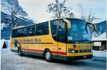 AVG Grindelwald 22/BE 92'977 Setra am 2. Januar 2008 Grindelwald, Bahnhof