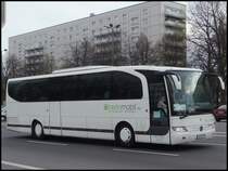 Mercedes Travego von Berlin Mobil aus Deutschland in Berlin am 23.04.2013