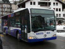 Ortsbus Engelberg - Mercedes Citaro OW 10224 vor dem Bahnhof in Engelberg am 03.01.2014