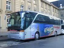 Setra S 415 HD  Cazmatrans , Frankfurt HBf 17.01.2014