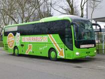 MAN Lion's Coach  Mein Fernbus - Baron , Karlsruhe ZOB 16.01.2014