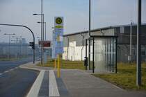 Haltestelle Elly-Beinhorn-Ring Tarifgebiet Berlin C. Aufgenommen am 18.01.2014.