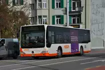 Mercedes Citaro mit der Betriebsnummer 82 auf der Linie 6 beim Bahnhof Soloturn. Die Aufnahme stammt vom 08.11.2012.