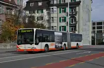 Mercedes Citaro mit der Betriebsnummer 41 auf der Linie 1 beim Bahnhof Soloturn. Die Aufnahme stammt vom 08.11.2012.