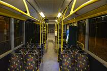 Fahrgastraum im P-AV 914 (ex HVG). Aufgenommen am 24.01.2014.