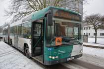 P-AV 955 im Schüler-Schwimmverkehr mit Hänsel und Gretel. Aufgenommen am 24.01.2014 Potsdam Am Stern Kiezbad.