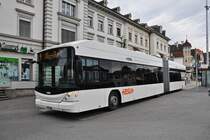 Hess Hybrid mit der Betriebsnummer 68 auf der Linie 1 beim Bahnhof Soloturn. Die Aufnahme stammt vom 08.11.2012.