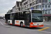 Mercedes Citaro mit der Betriebsnummer 82 auf der Linie 6 beim Bahnhof Soloturn. Die Aufnahme stammt vom 08.11.2012.