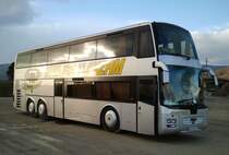 MAN double étages, Magjar Turizam, vu à Gampelen le 27.01.2014