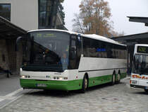 Neoplan N 3318 Euroliner, auf der Linie 210 aus Annaberg-Buchholz nach Chemnitz, in Annaberg. (24. 10. 2012)