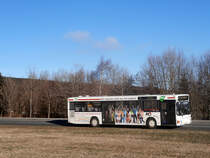 MAN EL 202 in Oberwiesenthal, Dr. Jäger Strasse. (27. 1. 2014)