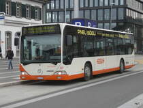 BSU - Mercedes Citaro  Nr.67  SO  142067 unterwegs auf der Linie 2 vor dem Bahnhof in Solothurn am 25.01.2014