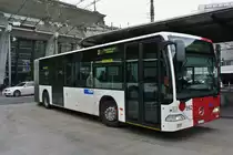 Wegen der verz�gerten Ablieferung der neuen Busse, verkehren zurzeit ex. TPF Citaros in Luzern. Citaro I G Nr. 992 beim Bahnhof Luzern, 29.01.2014.

