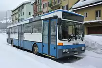 MB 405 *UR 9345* abgestellt beim Bahnhof Airolo, 30.01.2014.