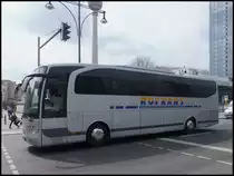 Mercedes Travego von Rotrans aus Polen in Berlin am 25.04.2013