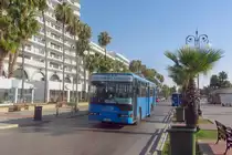 22.07.2013, ein japanischer Wagen Mitsubishi Fuso Aero Star als ein Bus der Linie 418, Λάρνακα, Λεωφ. Αθηνών (Φοινικούδες) 
