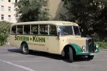 SAURER Postbus der Firma BEX Berlin, Fotoaufnahme: 18.09.2012 

Fahrzeughersteller: Adolph Saurer AG, Arbon (CH)  
Karosserie: Firma Regazzoni, Lugano (CH)
Typ/Ausführung: 2 CR 1 D (Alpenwagen II)
Erstzulassung: 10.01.1940
Anzahl der Sitzplätze: 20
Leistung: 48 kW/65 PS
Höchstgeschwindigkeit: 67 km/h
Hubraum: 5,32 l
