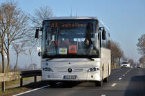 MB O 560 Intouro von  Laschke-Reisen , EU-L 1018, in Euskirchen - 10.12.2013
