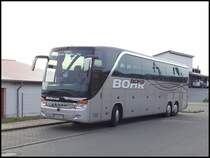 Setra 417 HDH von Bohr aus Deutschland in Gewerbegebiet Sassnitz am 27.04.2013