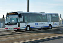 VDL Berkhof Ambassador 200 von  Decker-Reisen , SU-WD 7800, auf der Kennedybrücke in Bonn - 16.12.2013