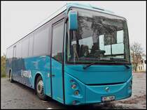 Irisbus Evadys von Arriva aus der Tschechei in Trutnov am 09.10.2012