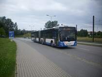 MAN Lion's City der Rostocker Stra�enbahn AG in Rostock am 10.07.2012  