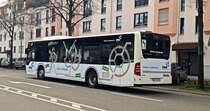 Ein Citaro Facelift der SWEG, gesichtet am 01.03.2014 in Schwetzingen.