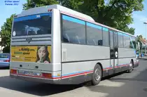 MAN ÜL 313, Wagennummer 304, der Uckermärkischen Verkehrsgesellschaft mbH, 2011 beim ZOB Prenzlau.