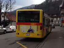 BLT Mercedes Citaro Nr. 95 (2001) am 22. Januar 2014 in Reigoldswil. Eigentlich fahren auf der Linie 91 die in der Garage Reigoldswil stationierten Busse Nr. 10 und 13. Ziemlich häufig sind jedoch  Gastfahrzeuge  (wie hier Nr. 95) zu beobachten, die für einige Tage bis Wochen bleiben und jeweils anstelle von einem der beiden anderen Busse fahren. 