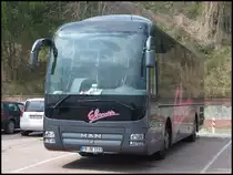 MAN Lion's Coach von Eberwein aus Deutschland im Stadthafen Sassnitz am 08.05.2013