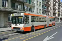 NAW-Siemens BGT5-25 Nr. 696 der TPG bei der Haltestelle Genève Jonction, 12.03.2014.