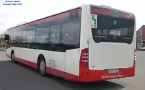 Mercedes-Benz O530 II Citaro, Wagennummer 513, der Uckermärkischen Verkehrsgesellschaft mbH, 2011 beim ZOB Schwedt/Oder.