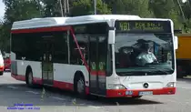 Mercedes-Benz O530 Citaro LE, Wagennummer 516, der Uckermärkischen Verkehrsgesellschaft mbH, 2011 beim PCK Schwedt/Oder.