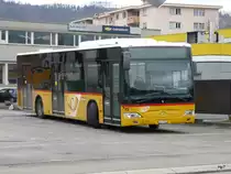 Postauto - Mercedes Citaro  JU  31024 in Delemont am 02.03.2014