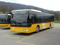 Postauto - Mercedes Citaro  JU  61876 in Develier am 02.03.2014