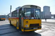 FBW 50 U - EU3A (L-OF 55 H) aus dem Jahr 1975 steht in originaler Lackierung in der Innenstadt von Leipzig. Aufgenommen am 13.03.2014.