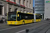 Mercedes Citaro der AAGL mit der Betriebsnummer 91 am Aeschenplatz. Die Aufnahme stammt vom 20.02.2014.