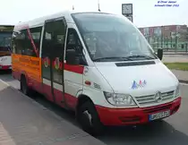 Mercedes-Benz Sprinter 413 CDI, Wagennummer 713, der Uckermärkischen Verkehrsgesellschaft mbH, 2011 beim ZOB Schwedt/Oder.