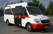 Mercedes-Benz Sprinter City 35, Wagennummer 751, der Uckermärkischen Verkehrsgesellschaft mbH, 2011 beim ZOB Schwedt/Oder.