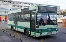 Rumänien / Constanța: MAN Midibus, ehemals Hoppe Reisen aus Mühlberg / Elbe. Aufgenommen Anfang September 2013.