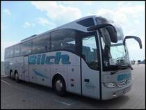 Mercedes Tourismo von Gilch aus Deutschland im Stadthafen Sassnitz am 13.05.2013