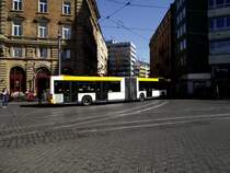 MVG MAN der 2. Generation am 20.03.14 in Mainz Hbf 